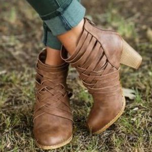 Strong Enough Brown Ankle Boots